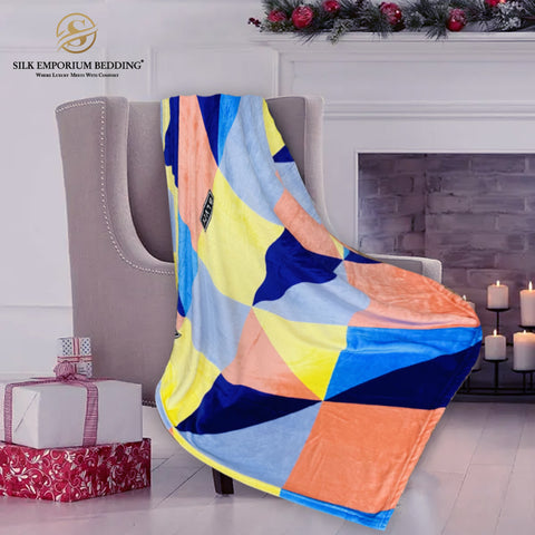 Abstract Digital Printed Fleece Blankets