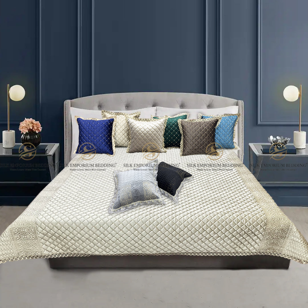 Velvet Versace Quilted EMB Bedspread