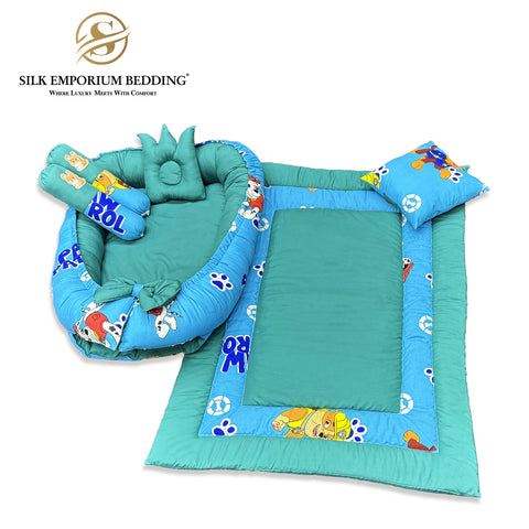 Crown Pattern 6Pcs Baby Set 100% Cotton PAW Patrol