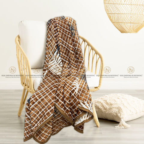 Fleece Blankets brown
