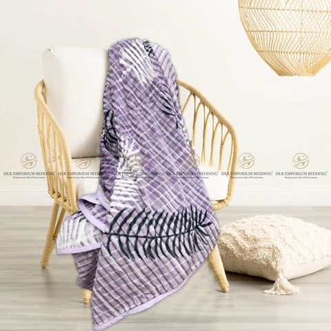 Fleece Blankets purple