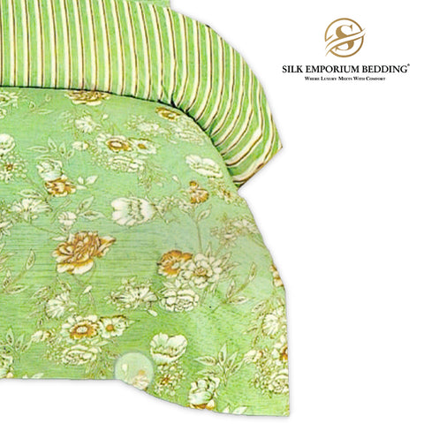 King Size Cotton Printed Duvet Set 4pcs