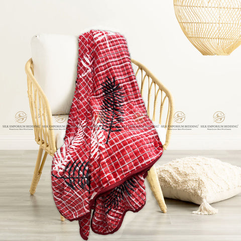 Fleece Blankets mahroon