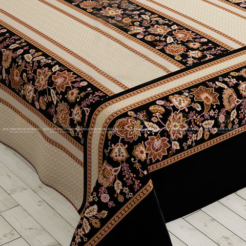 3pcs Cotton Sateen Printed Bedsheet