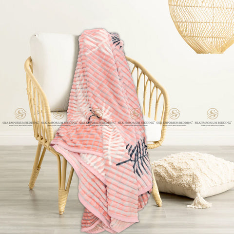 Fleece Blankets peach