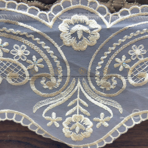 Silk Quilted Turkish Bedspread 4pcs Set (Coco Brown)