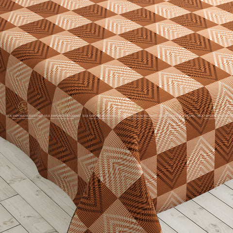 3pcs Cotton Sateen Printed Bedsheet
