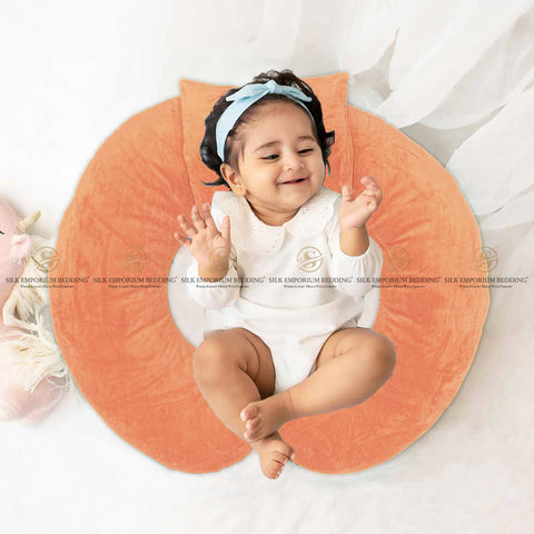 Maternity Nursing Pillow Baby  (Baby  (Peach)