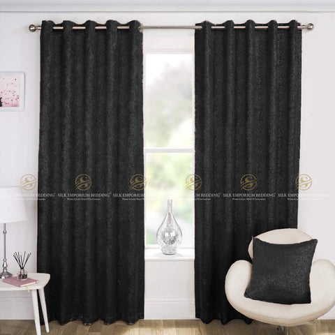 PREMIUM Velvet Curtains (Black)