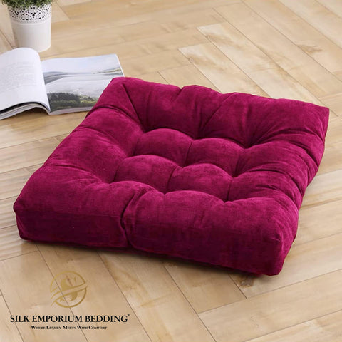 Floor Cushions Square Pack of 2.(pink)
