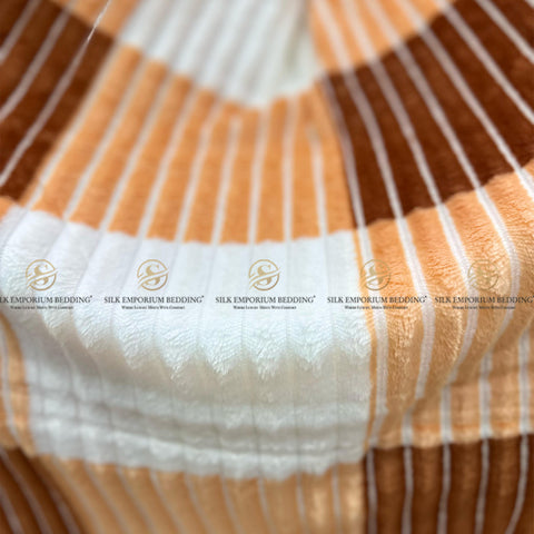 Burberry Check Printed Stripe Fleece Blankets