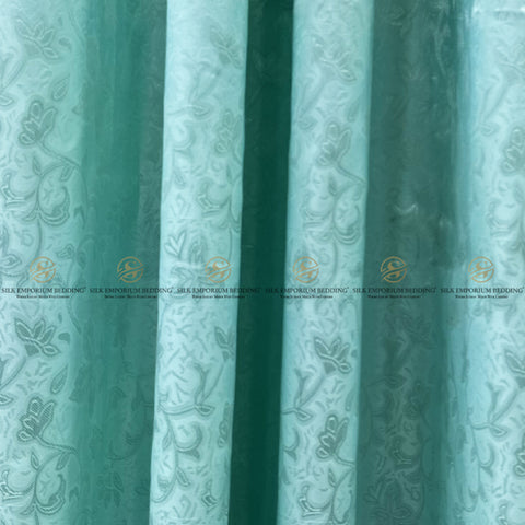 PREMIUM Jacquard Curtains (Aquaberry)