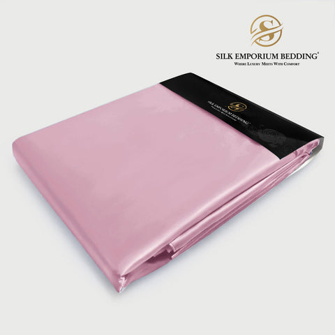 Silk Satin Bedsheet 3pcs (Onion pink)
