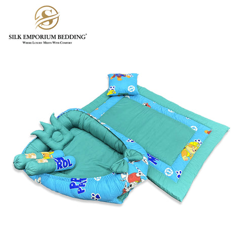 Crown Pattern 6Pcs Baby Set 100% Cotton PAW Patrol