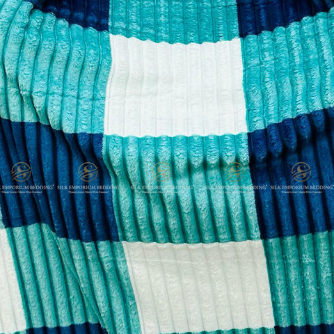 Burberry Check Printed Stripe Fleece Blankets