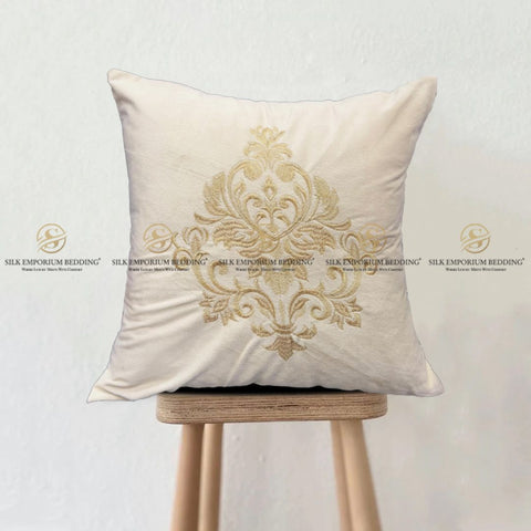 Velvet Embroidered Square Cushion (Velvet Embroidered Square Cushion (Skin)