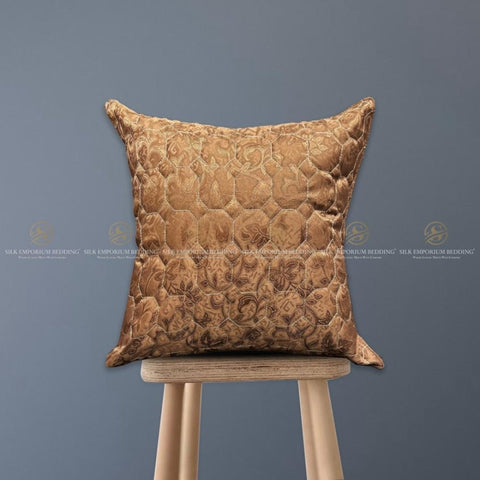 Azaadi Sale Jacq Quilted Square Cushion - Silk Emporium Bedding