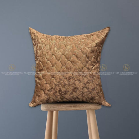 Azaadi Sale Jacq Quilted Square Cushion - Silk Emporium Bedding