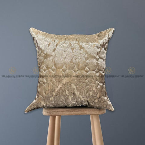Azaadi Sale Jacq Quilted Square Cushion - Silk Emporium Bedding