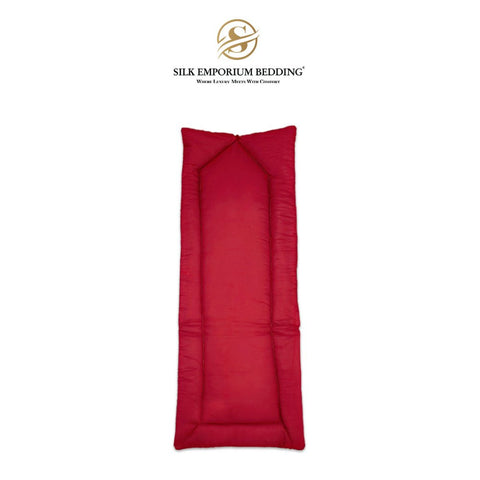 Carry Nest quilted Silk (Maroon) - Silk Emporium Bedding