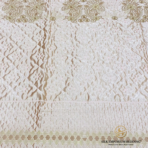 Silk Quilted 3pcs Bedspread (EMB)
