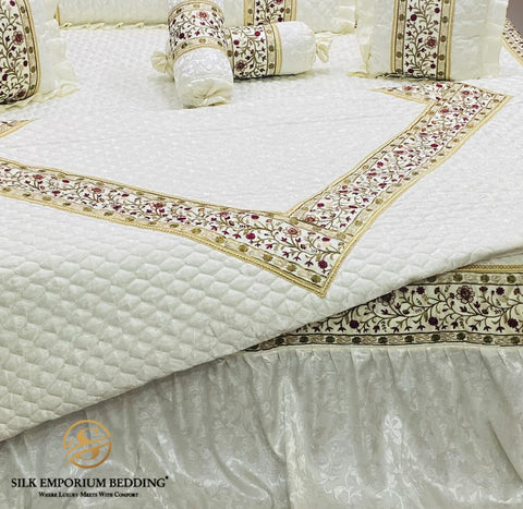Jacquard Luxury Bridal 9 Pcs set