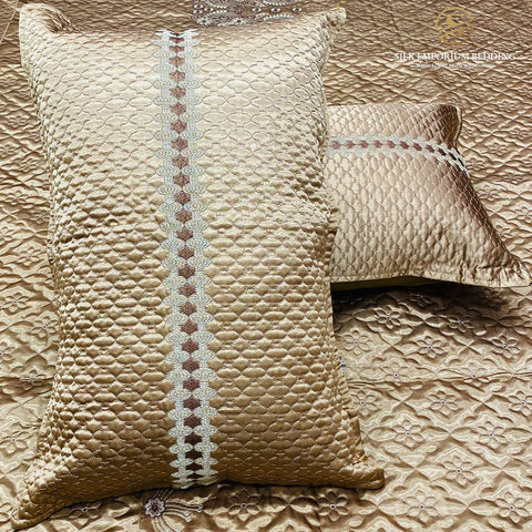 Silk Quilted 3pcs Bedspread (EMB)
