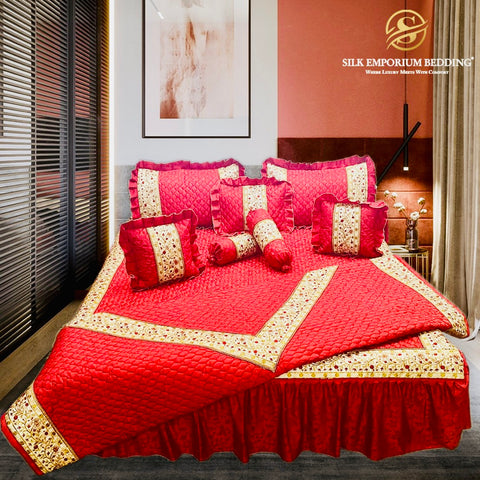 Jacquard Luxury Bridal 9 Pcs set