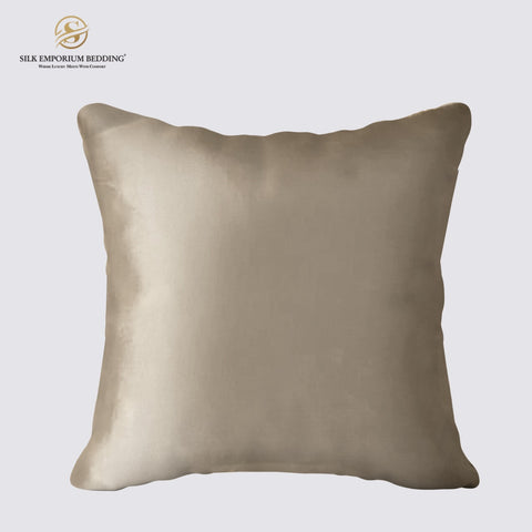 4 Pcs Silk Cushion Covers (Hazel Gray)