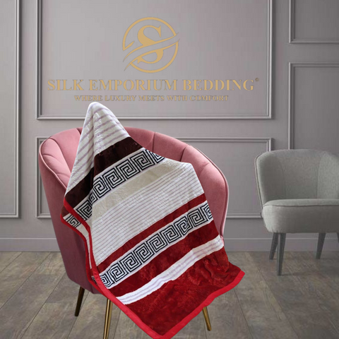 Versace Border Digital Printed Fleece Blankets