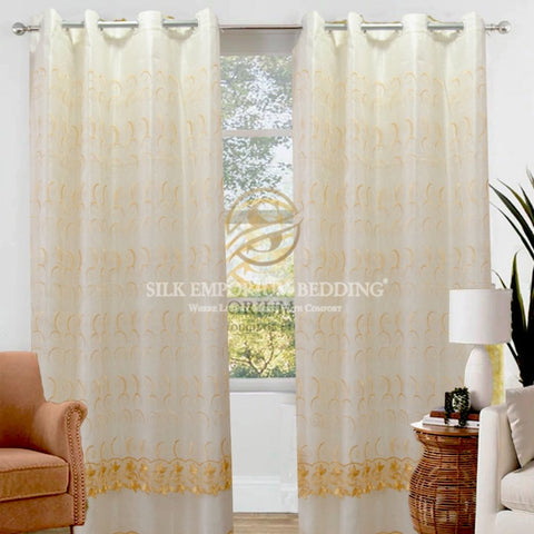 ORGANZA CURTAINS - Silk Emporium Bedding